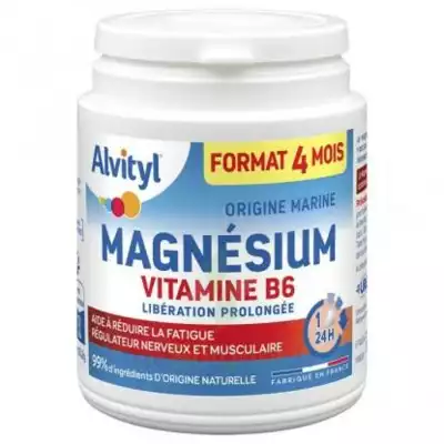Acheter Alvityl Magnésium Vitamine B6 Libération Prolongée Comprimés LP Pot/120 à St Médard En Jalles